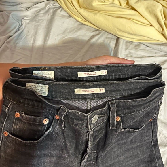 Levi’s Ribcage Straight Jeans Black - Picture 5 of 5